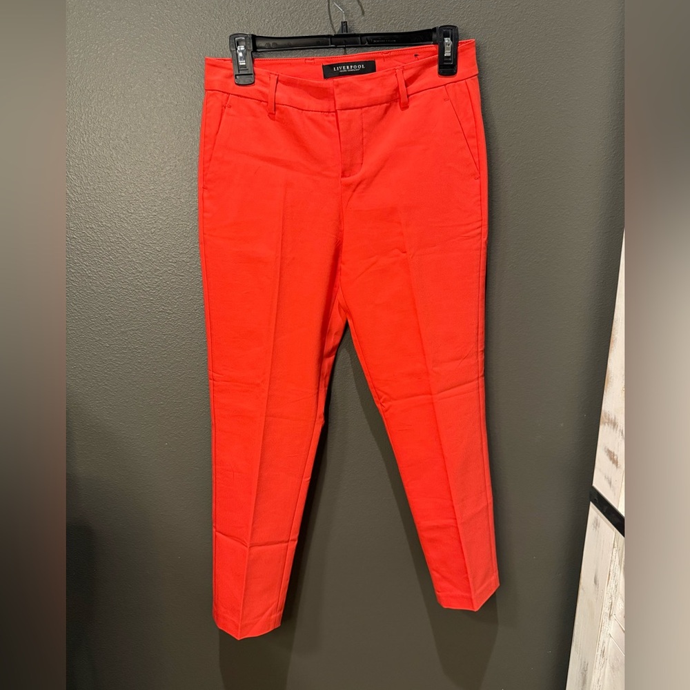J. Crew Bold Red Trousers